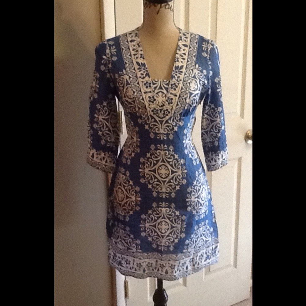 Reserved Linen dress by Ann Taylor Sz 2